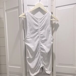 Fabletics, white, workout tank.  Size Lg.